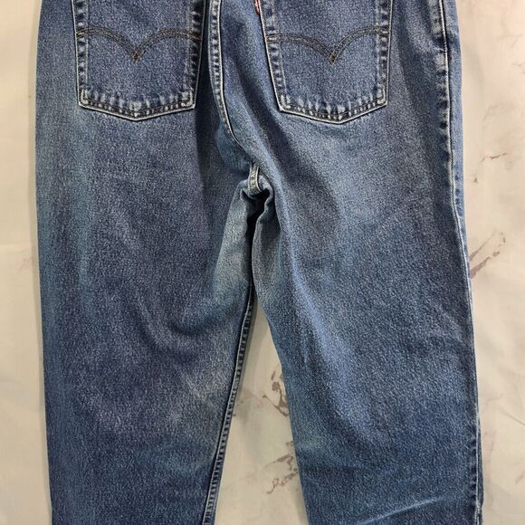 Vintage Levis Jeans Womens 34x31 Y2K 550 Relaxed High Rise Tapered Leg Mom Denim - Picture 6 of 12